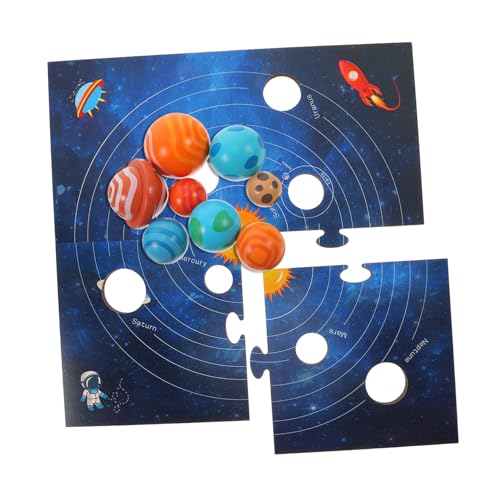 ibasenice Holzpuzzle für Montessori Lernspielzeug für Kognitive Entwicklung Interaktives Solar System mit Planeten für Frühes Lernen und Entdeckung des ibasenice Holzpuzzle für Montessori Lernspielzeug für Kognitive Entwicklung Interaktives Solar System mit Planeten für Frühes Lernen und Entdeckung des von ibasenice