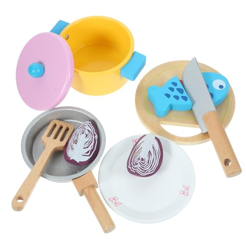 ibasenice Kinder Spielzeug Jungen Holzspielzeug Kochgeschirr Set Für Mini Küchenutensilien Für Rollenspiele Spielzeugküche Zubehör Aus Für Kreatives Kochen Und Ideal Für Kleinkinder Und Vorschulkinder ibasenice Kinder Spielzeug Jungen Holzspielzeug Kochgeschirr Set Für Mini Küchenutensilien Für Rollenspiele Spielzeugküche Zubehör Aus Für Kreatives Kochen Und Ideal Für Kleinkinder Und Vorschulkinder von ibasenice