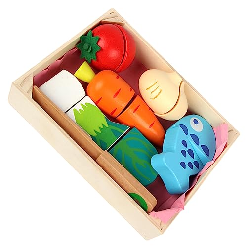 ibasenice Holzspielzeug Set Für Simuliertes Frühstücksset Mit Obst Und Gemü Interaktive Lernspielzeuge Für Die Küche Pädagogisches Für Kreatives Rollenspiel ibasenice Holzspielzeug Set Für Simuliertes Frühstücksset Mit Obst Und Gemü Interaktive Lernspielzeuge Für Die Küche Pädagogisches Für Kreatives Rollenspiel von ibasenice