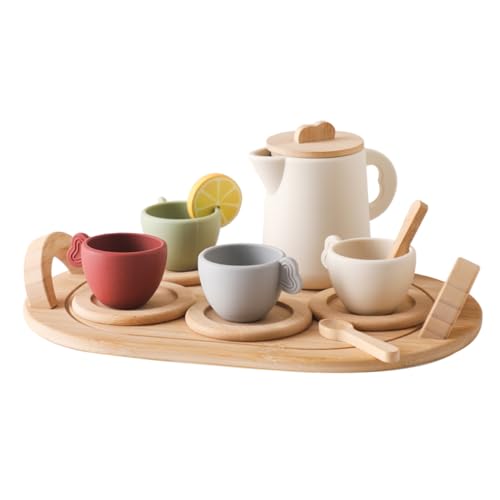 ibasenice Cartoon-teeservice Aus Holz Miniatur-Spielzeug Pädagogisches Spielset Für Kinder Mini-Geschirr Teeparty-Set Für Kleinkinder Dekorative Requisiten ibasenice Cartoon-teeservice Aus Holz Miniatur-Spielzeug Pädagogisches Spielset Für Kinder Mini-Geschirr Teeparty-Set Für Kleinkinder Dekorative Requisiten von ibasenice