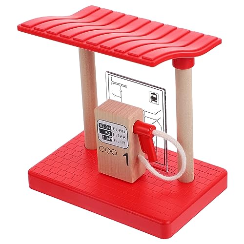 ibasenice Zug-tankstelle Bausatz Kinder-tankstelle Spielzeug Spielen Tankstelle Modell ibasenice Zug-tankstelle Bausatz Kinder-tankstelle Spielzeug Spielen Tankstelle Modell von ibasenice