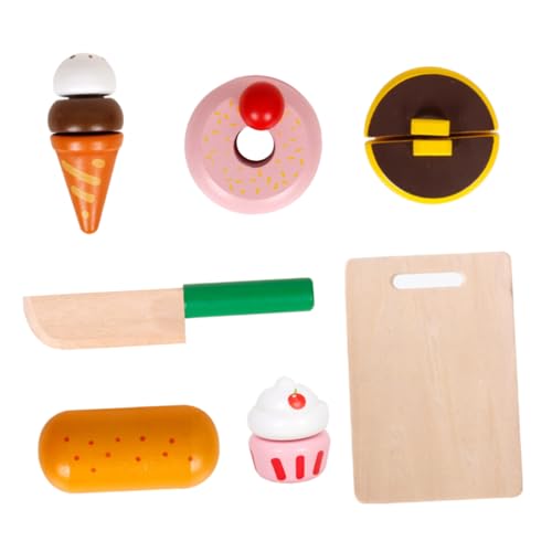 ibasenice Holzspielzeug für die frühe Bildung Kochspielzeug für Mädchen Dessert- schneiden für die Lebensmittelküche Simulationsdessert Plastik Colorful ibasenice Holzspielzeug für die frühe Bildung Kochspielzeug für Mädchen Dessert- schneiden für die Lebensmittelküche Simulationsdessert Plastik Colorful von ibasenice
