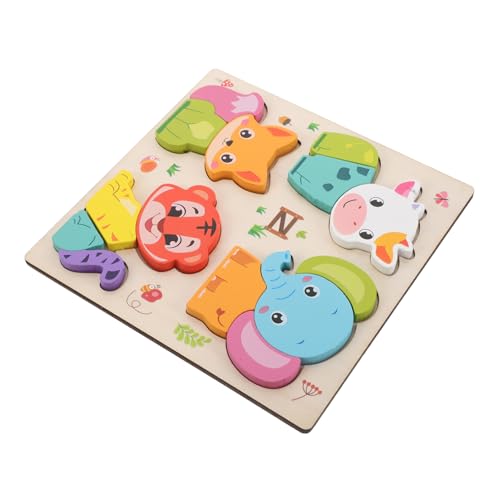 ibasenice Holztierpuzzle: Montessori-puzzlespielzeug Für Kleinkinder – Sensorisches Formzuordnungsspiel Aus Holz, Frühförderungsspielzeug Für Die Feinmotorik Für Jungen Und Mädchen, ibasenice Holztierpuzzle: Montessori-puzzlespielzeug Für Kleinkinder – Sensorisches Formzuordnungsspiel Aus Holz, Frühförderungsspielzeug Für Die Feinmotorik Für Jungen Und Mädchen, von ibasenice