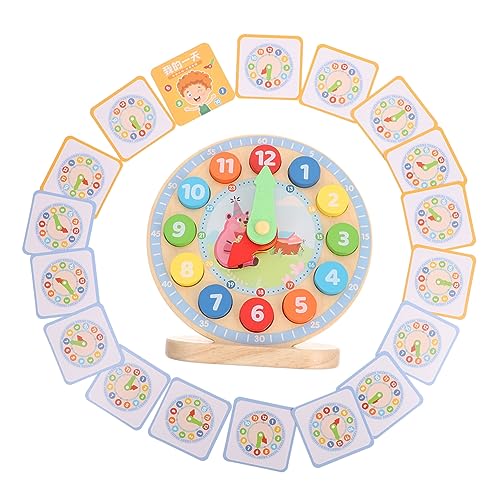 ibasenice Holzuhr Lernspielzeug Kreative Lernuhr mit Zahlen und Zeitverständnis Pädagogisches Montessori Holzspiel für Vorschulkinder Fördert Logisches und ibasenice Holzuhr Lernspielzeug Kreative Lernuhr mit Zahlen und Zeitverständnis Pädagogisches Montessori Holzspiel für Vorschulkinder Fördert Logisches und von ibasenice