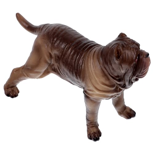 ibasenice Hund Sammlung Figuren Realistische Tier Desktop Statue Prop Puppe Kunststoff von ibasenice