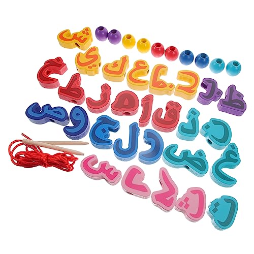 ibasenice Interaktives Arabisches Alphabet Puzzle für Kleinkinder Bunte zur Feinmotorikförderung Pädagogisches Steckspiel für Vorschule und Frühkindliche Entwicklung von ibasenice