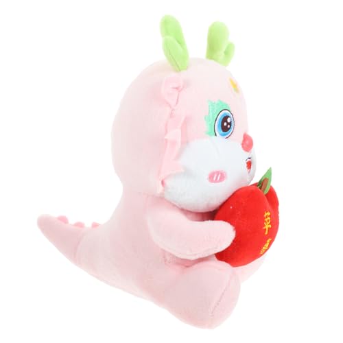 ibasenice Jahr des Drachen Puppe Weihnachten Kuscheltiere Tiere Tiere Ausgestopfte Drachenpuppe Kuscheltier Puppe Schlafzimmer Drachenpuppe Drache Kuscheltier Rosa Plüsch von ibasenice