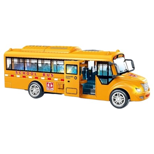 ibasenice Junge interaktives Interactive Toys Pädagogisches für Gelber Schulbus musikspielzeug Auto Kinderspielzeug Abs Orange von ibasenice