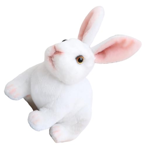 ibasenice Kaninchen Plüschtier Tierspielzeug klein Babyspielzeug für Neugeborene Plüschtiere hasenkuscheltiere Hasen stofftier Stofftiere für Babys Hase PP Baumwolle Weiß ibasenice Kaninchen Plüschtier Tierspielzeug klein Babyspielzeug für Neugeborene Plüschtiere hasenkuscheltiere Hasen stofftier Stofftiere für Babys Hase PP Baumwolle Weiß von ibasenice