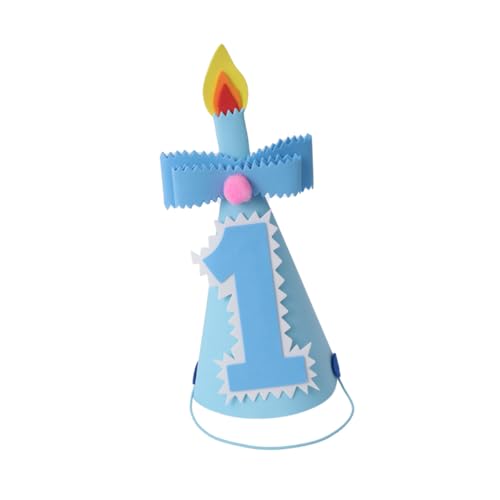 ibasenice Kindergeburtstagsmütze Kappen Geburtstagshut Geburtstagsnummer Hut Kind Kerze Anzahl Kindergeburtstagshut von ibasenice