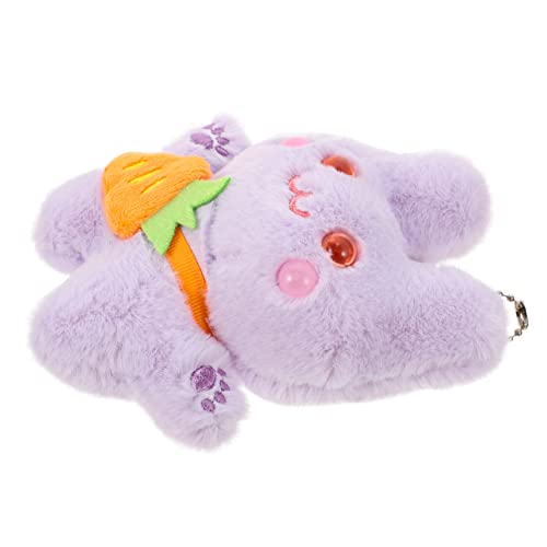 ibasenice Karottenpuppenanhänger Hase Plüsch süßer Plüsch Bunny Keyring Schöner Schlüsselbund Katzenschlüsselkettenanhänger Schlüsselanhänger aus Tierplüsch Osterpuppenanhänger Violett ibasenice Karottenpuppenanhänger Hase Plüsch süßer Plüsch Bunny Keyring Schöner Schlüsselbund Katzenschlüsselkettenanhänger Schlüsselanhänger aus Tierplüsch Osterpuppenanhänger Violett von ibasenice