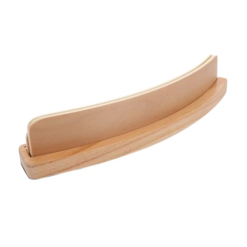 ibasenice Kartenspiel Spielkartenhalter Deck Karte Steht Stand Kartenständer Für Spielkarten Spiele Gebogen Rahmen Anzeige Tabletts Basen Für Spielkarten Brettspielständer Basis Hölzern von ibasenice