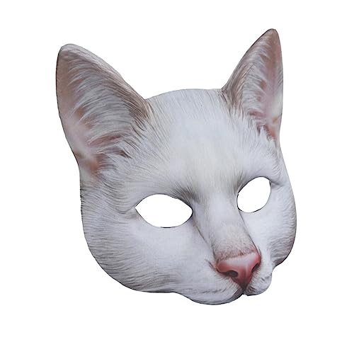 ibasenice Katzenmaske Maskenmaske für Halloween Tier-cosplay-maske für Frauen Party-maske von ibasenice