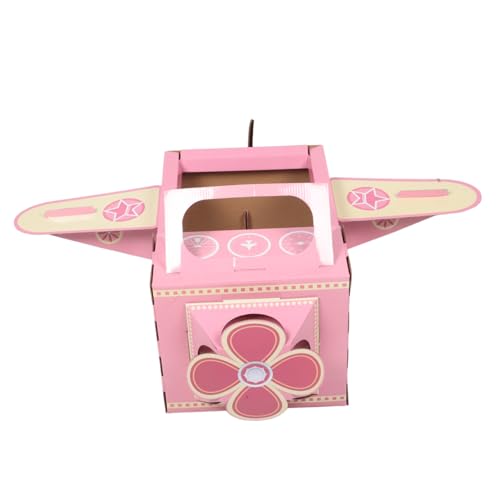 ibasenice Kinderflugzeugkarton DIY tragbares Flugzeug aus Pappe Flugzeugkostüm aus Pappe Kinderkostüm Flugzeug aus Pappe Flugzeugspielzeug für Spielzeugflugzeug für Papier Rosa ibasenice Kinderflugzeugkarton DIY tragbares Flugzeug aus Pappe Flugzeugkostüm aus Pappe Kinderkostüm Flugzeug aus Pappe Flugzeugspielzeug für Spielzeugflugzeug für Papier Rosa von ibasenice