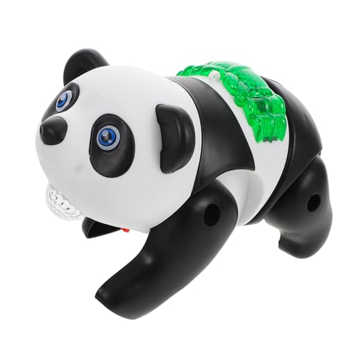 ibasenice Kinderkinder Kleine Spielsachen Musikspielzeug Laufendes Panda- Musik Elektrisches Tierspielzeug Led Lichter Interaktives Black Plastik von ibasenice