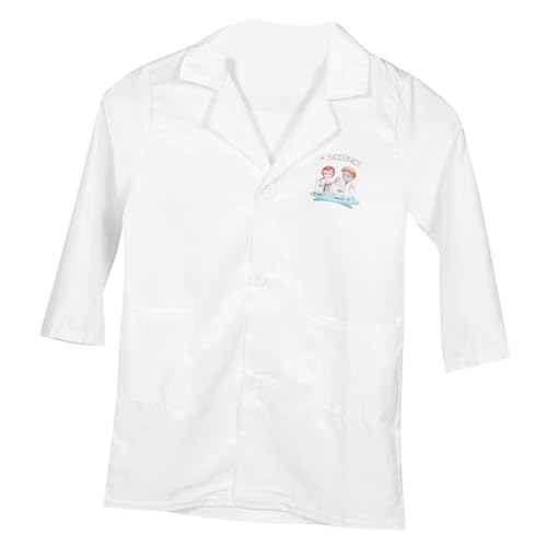 ibasenice Kinderkostüm verkleidung kinderkleider costume Wissenschaftlerkostüm für weißer Laborkittel deko jacke damen abriebfester Wissenschaftlermantel versorgen ibasenice Kinderkostüm verkleidung kinderkleider costume Wissenschaftlerkostüm für weißer Laborkittel deko jacke damen abriebfester Wissenschaftlermantel versorgen von ibasenice
