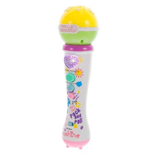 ibasenice Kindermikrofon kinderinstrumente musikinstrumente Unterhaltungsspielzeug -mikrofon kindergeschenk singende Spielzeuge singendes 3 AA-Netzteil Colorful ibasenice Kindermikrofon kinderinstrumente musikinstrumente Unterhaltungsspielzeug -mikrofon kindergeschenk singende Spielzeuge singendes 3 AA-Netzteil Colorful von ibasenice