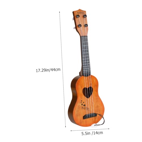 ibasenice Kinderspielzeug Ukulele aus Sicherem Kunststoff Simulierendes Gitarrenmodell für Anfänger als Musikspielzeug für Kleinkinder und Dekoratives Geschenk und Langlebig Zufällige Farbe von ibasenice