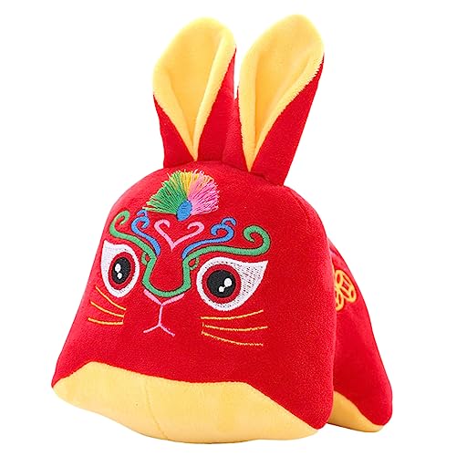 ibasenice Kindertierpuppenspielzeug Plüschmodell Plüschtier Jahr des Hasenmaskottchens Gefüllte Hasenpuppen Plüschkaninchenspielzeug Kinderspielzeug Jahr Der Hasenpuppe Kurzer Plüsch Rot ibasenice Kindertierpuppenspielzeug Plüschmodell Plüschtier Jahr des Hasenmaskottchens Gefüllte Hasenpuppen Plüschkaninchenspielzeug Kinderspielzeug Jahr Der Hasenpuppe Kurzer Plüsch Rot von ibasenice