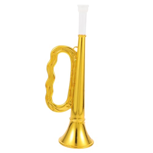 ibasenice Kindertrompete Interessante Kindertrompete Versorgen Trompete Kompakte Trompete Aus Kunststoff Kindertrompete Aus Kunststoff Golden Plastik von ibasenice