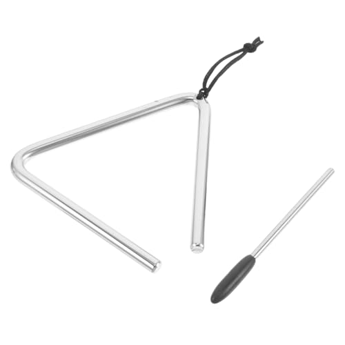 ibasenice Kindgerechtes Orff Triangle Percussion Instrument aus Robustem Langlebig und Einfach zu Fördert Musikalische Früherziehung und Rhythmusgefühl für Musikunterricht von ibasenice