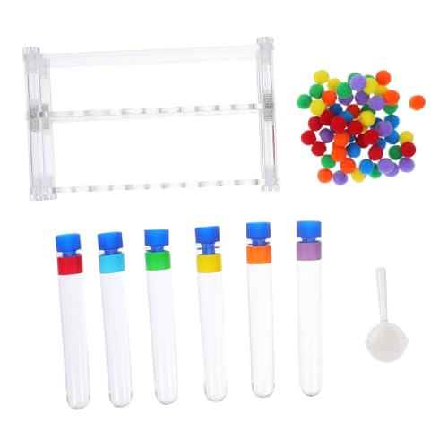 ibasenice Kit Für Testfähigkeiten Feinerkennung Passende Farben Stammbälle Lernperlen Entwicklungsgestell Für Vorschulkinder Wissenschaftsschaufeln Frühe Manipulatoren Sensorische ibasenice Kit Für Testfähigkeiten Feinerkennung Passende Farben Stammbälle Lernperlen Entwicklungsgestell Für Vorschulkinder Wissenschaftsschaufeln Frühe Manipulatoren Sensorische von ibasenice