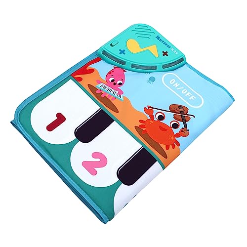 ibasenice Klavier Teppich Musikteppich Klavierdecke Kriechende Spielmatte Krabbeldecke Elektrische Musikmatte Klavierteppich Für Polyester Blue von ibasenice