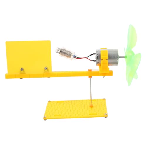 ibasenice Kleiner Windgenerator für DIY Windkraft Experimentierkasten aus Fördert Kreativität und Wissenschaftsverständnis für Schulprojekte und Outdoor Aktivitäten Lehrreiches zur von ibasenice