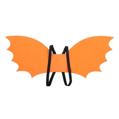 ibasenice Kleines Fledermausflügel Kostüm für Realistische Cosplay Flügel für Halloween und Partys Geeignet für Jahren Orangefarbene Ausführung Leicht und Angenehm zu Tragen von ibasenice