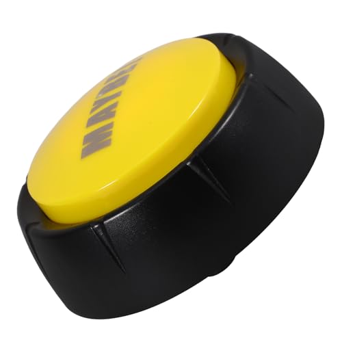 ibasenice Kniffliges lustige Spiele lustiges Elegantes Design Trickkaugummi Zappelei für Partyspiel-Knopfspielzeug Partyzubehör Abs Yellow von ibasenice