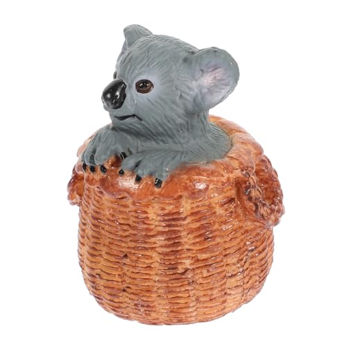 ibasenice Koala-Modell hühner Koalas gartenstatue Garten Statue Koala-Dekoration für den Garten Koala-Figur für den Innenbereich zarte Koala-Figur Gartenzubehör Plastik von ibasenice