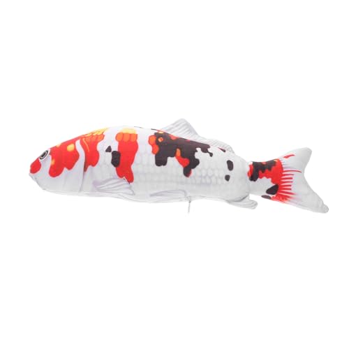 ibasenice Koi Fisch Plüschkissen Weiches Kuscheltier für Niedliches Fischspielzeug Kognitiven Entwicklung für Jungen und Farbenfrohes Design von ibasenice