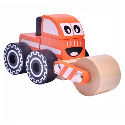 ibasenice Konstruktionsspielzeug Spielzeuge Puppenwagen Engineering-LKW Modellauto Aus Holz Bauwagen Zement-LKW Bambus Kind Gebaut von ibasenice