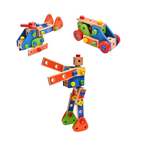 ibasenice Kreatives Holzspielzeug Set 1 Set Aus Abnehmbaren Werkzeug Nüssen Und Bausteinen Für Pädagogisches Zur Der Kreativität Und Feinmotorik Ideal Für Jungen Und ädchen ibasenice Kreatives Holzspielzeug Set 1 Set Aus Abnehmbaren Werkzeug Nüssen Und Bausteinen Für Pädagogisches Zur Der Kreativität Und Feinmotorik Ideal Für Jungen Und ädchen von ibasenice