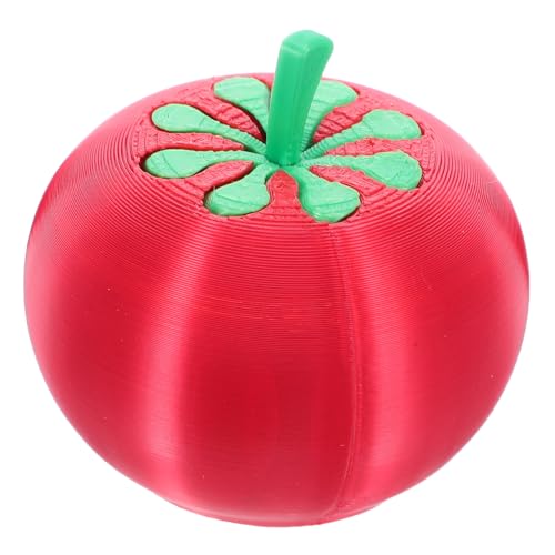 ibasenice Kreatives Tomaten-drehspielzeug aus Robustem Realistisches Rotes Gemüse für Vorschule und Klassenzimmer Lustiges Fidget Kinderpartys und Sensorisches Training von ibasenice