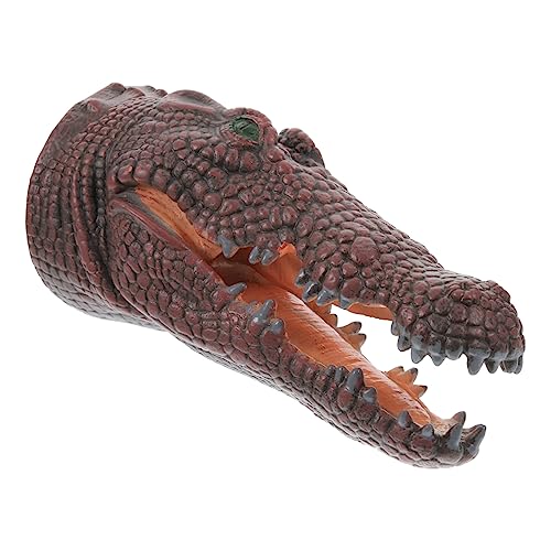 ibasenice Krokodil Handpuppe Für Lustiges Tier Für Rollenspiele Handpuppe Aus Hochwertigem Material Ideale Geschenkidee Für Kleinkinder Und Vorschulkinder Zufällige Farben von ibasenice