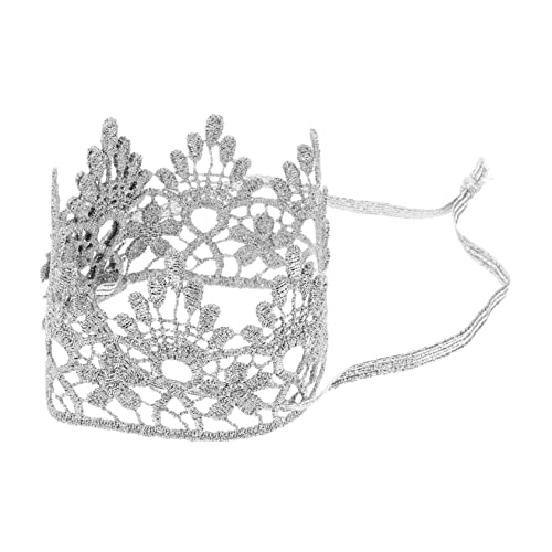 ibasenice Krone Stirnband für Geburtstagskrone für Babys Geburtstagskrone Stirnband für Kleinkinder Kinderkrone Kronenkopfschmuck für Dekoratives Stirnband Stoff Silver ibasenice Krone Stirnband für Geburtstagskrone für Babys Geburtstagskrone Stirnband für Kleinkinder Kinderkrone Kronenkopfschmuck für Dekoratives Stirnband Stoff Silver von ibasenice