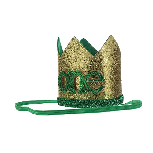 ibasenice Tierkrone Für Baby - Mütze Zum 1 Geburtstag - Dschungeltier-thema - Geburtstagsparty-accessoire - Umweltfreundlicher Stoff von ibasenice