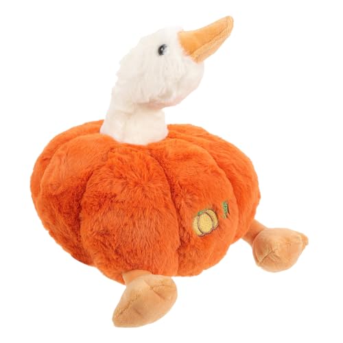 ibasenice Kürbis-Enten-Puppe Halloween plüschtier Halloween Halloween Decoration Halloween Dekoration Halloween bequem gefüllt Heimpuppe Süße Puppe Stoff: Jade-Kaninchen-Samt von ibasenice