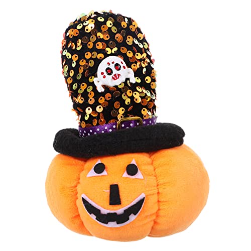 ibasenice Kürbispuppe Dekoration Halloween Stofftier Kürbis Stofftier Halloween Stoffpuppe Kürbis Plüschpuppe Halloween Party Kürbis Plüschtier Kürbispuppe Pp Baumwolle von ibasenice