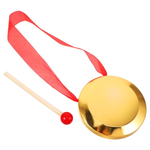 ibasenice Kupferinstrumente, Gong Mit Schlägel Und Hängender Saite, Chinesisches Gong-schlaginstrument Für Festival, Feier, Party, Jubel, 12 cm von ibasenice