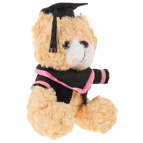 ibasenice Kuscheltier Abschlussbär mit Doktorhut Weicher Plüschbär für Graduierungsgeschenke Süßes Erinnerungsstück für Familie und Freunde und Langlebig ibasenice Kuscheltier Abschlussbär mit Doktorhut Weicher Plüschbär für Graduierungsgeschenke Süßes Erinnerungsstück für Familie und Freunde und Langlebig von ibasenice