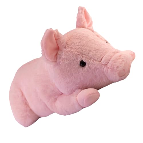 ibasenice Kuscheltier ausgestopftes Tierspielzeug Cartoon-Tier-Ornamente heimische Tierdekorationen Nettes ausgestopftes Tier weiches gefülltes Tier Entzückende Tierfigur PP Baumwolle Rosa von ibasenice