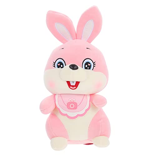 ibasenice Kuschelweiches Plüschkaninchen Bunny für Dekorative Stoffpuppe für Zuhause Schlafbegleiter und Fantasiespiele von ibasenice