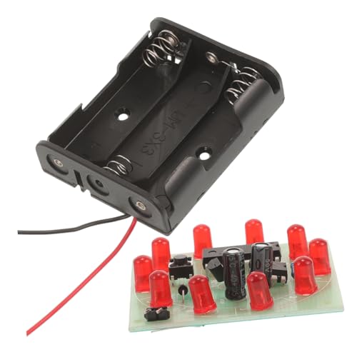 ibasenice LED DIY Elektronischer Schaltkreis Bausatz mit Batteriebetriebenes Wissenschaftsspielzeug Experimentierfreude und Handwerklichen Fähigkeiten für Schüler von ibasenice