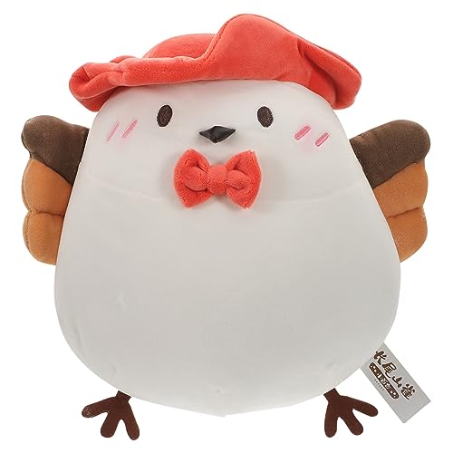 ibasenice Langschwanzmeise Puppe Kissen Vögelchen Kleiner Vogel Cartoon Plüschpuppe Lustige Vogelpuppe Dekorative Puppe Geschmeidige Plüschpuppe Vogel Modellierpuppe Entzückende von ibasenice