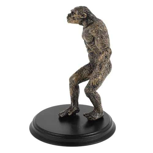 ibasenice Pädagogisches Affenmenschen-Spielzeug – Figur des Prähistorischen Menschen – Höhlenmenschen-Modell Aus Kunststoff – Lernen Der Menschlichen Evolution von ibasenice
