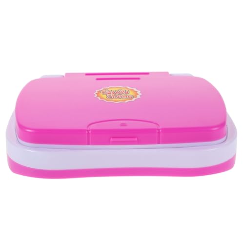ibasenice Lerncomputer Laptop mit Realistischem Design Robustes Material Tragbar und Leicht Interaktive Frühpädagogische Lernmaschine für Kleinkinder Buntes Cartoon Laptop von ibasenice