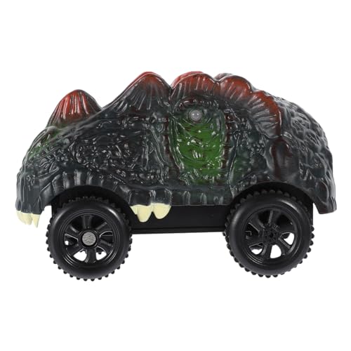ibasenice Lifelike Dinosaur Track Car mit Licht Batteriefrei Abs-Material Robustes Rennwagen Ab Jahren für Eltern-Junge Mädchen-spielspaß von ibasenice