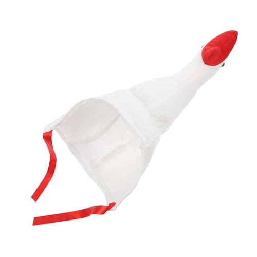 ibasenice Cartoon-gänsehut Lustige Scherzmütze Für Erwachsene Jungen Und Mädchen Tierkostüm Party-requisiten Cosplay Kopfbedeckung Für Männer Und Frauen von ibasenice